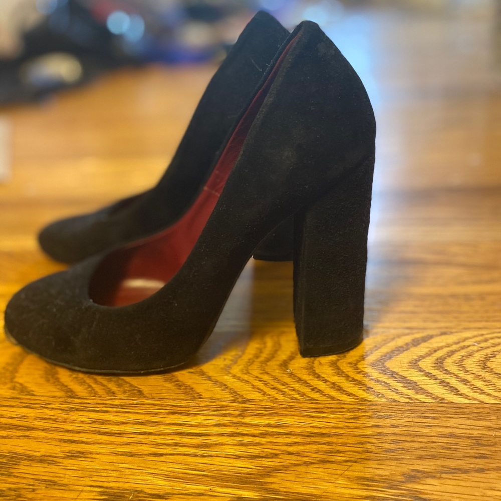 Chloe black suede pumps size 37